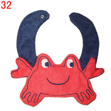 Baby Bibs Animals Waterproof Cotton Saliva Towel Kids Infant Lunch Bib  ILML