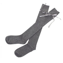 Long Cotton Bowknot Stockings Thigh High Over The Knee Socks For Girls Women PY6 ILML