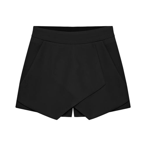Skirts Women 6 Color Irregular Low Waist Shorts Culottes Pantini Shorts Skirt ILML