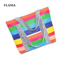 tripe Printed Canvas Women Hbag Shoulder Bags women Messenger Bag Sac Femme Casual Bolsos Mujer ILML