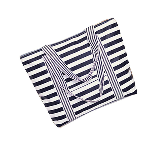tripe Printed Canvas Women Hbag Shoulder Bags women Messenger Bag Sac Femme Casual Bolsos Mujer ILML