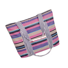 tripe Printed Canvas Women Hbag Shoulder Bags women Messenger Bag Sac Femme Casual Bolsos Mujer ILML