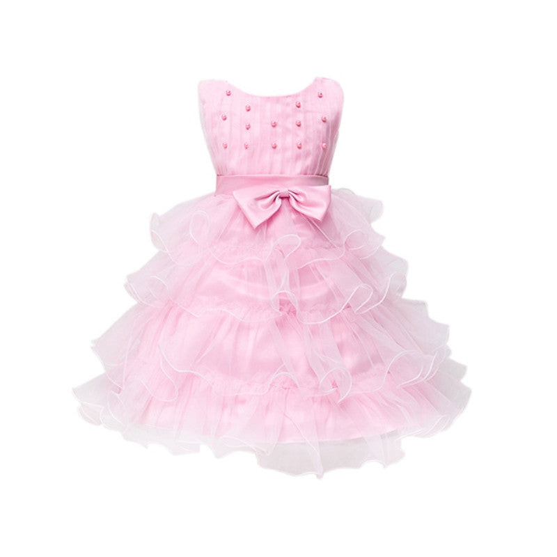 Flower Girl Party Bridesmaid Pageant Princess Dress For Little Girls Glitz Organza Communion Dresses Size ILML