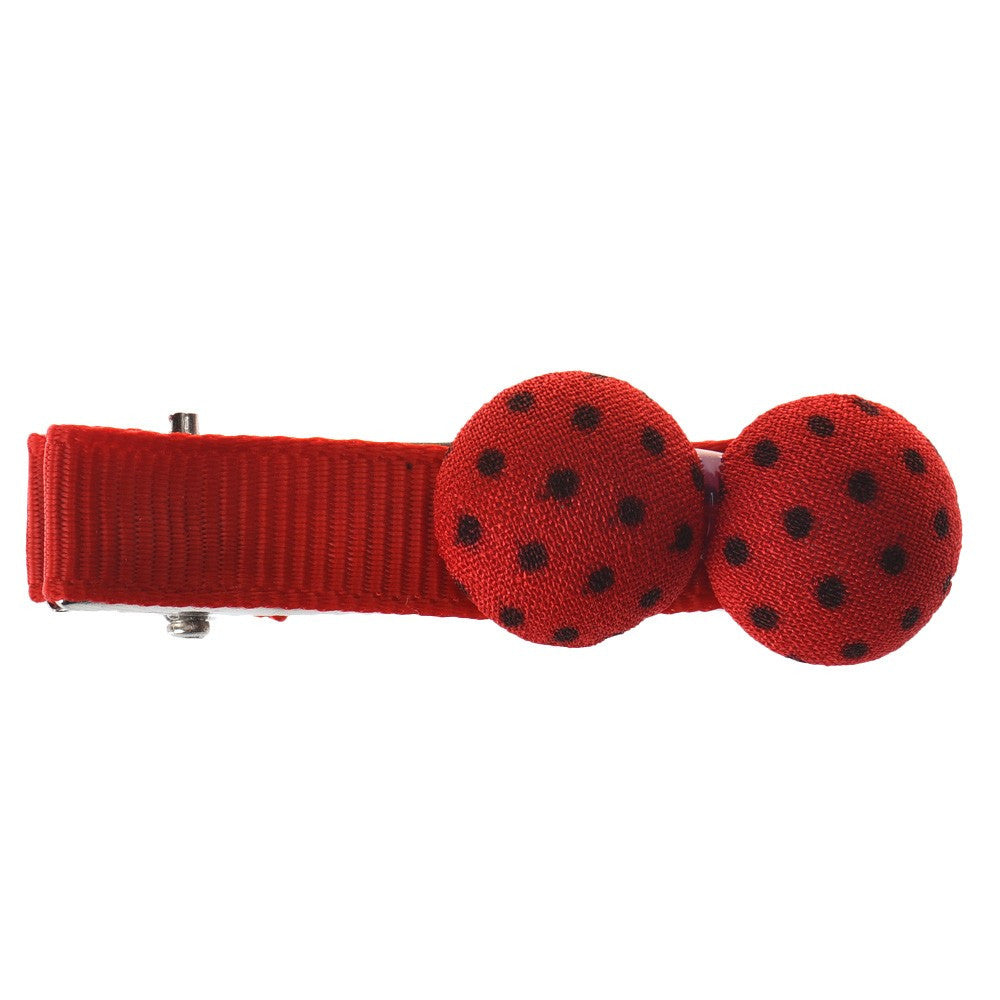Bean Hairpin Cute Hair Clips Lovely Polka Dot hair accessories  ILML