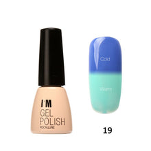 I am Gel Polish Temperature Changing Gel Color UV Gel Nail Polish 7ML Nail Gel Led UV Soak off Long Lasting Nail Art ILML