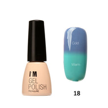 I am Gel Polish Temperature Changing Gel Color UV Gel Nail Polish 7ML Nail Gel Led UV Soak off Long Lasting Nail Art ILML