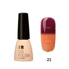 I am Gel Polish Temperature Changing Gel Color UV Gel Nail Polish 7ML Nail Gel Led UV Soak off Long Lasting Nail Art ILML