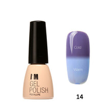 I am Gel Polish Temperature Changing Gel Color UV Gel Nail Polish 7ML Nail Gel Led UV Soak off Long Lasting Nail Art ILML