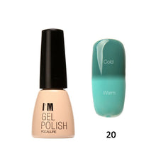 I am Gel Polish Temperature Changing Gel Color UV Gel Nail Polish 7ML Nail Gel Led UV Soak off Long Lasting Nail Art ILML