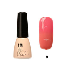 I am Gel Polish Temperature Changing Gel Color UV Gel Nail Polish 7ML Nail Gel Led UV Soak off Long Lasting Nail Art ILML