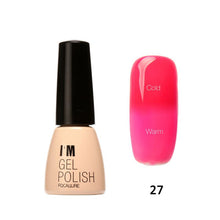 I am Gel Polish Temperature Changing Gel Color UV Gel Nail Polish 7ML Nail Gel Led UV Soak off Long Lasting Nail Art ILML