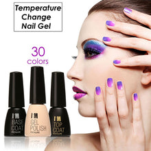 I am Gel Polish Temperature Changing Gel Color UV Gel Nail Polish 7ML Nail Gel Led UV Soak off Long Lasting Nail Art ILML