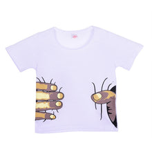 Kids Clothes Girls Boys Hand Printed 3D Effect Funny T-shirts Child Tops Tee Shirts ILML
