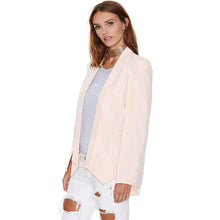 Ladies Women Long Sleeve Lapel Cape Poncho Office Jacket Cloak Blazer Suit Coat P1 ILML