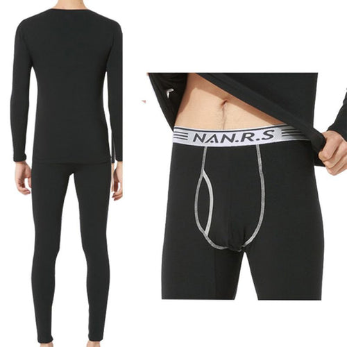 Men 2pcss Spandex Thermal Underwear Pajama Set Long Johns Tops Bottoms L-XXXL P1 ILML
