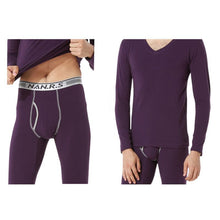 Men 2pcss Spandex Thermal Underwear Pajama Set Long Johns Tops Bottoms L-XXXL P1 ILML