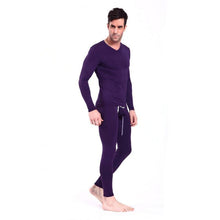 Men 2pcss Spandex Thermal Underwear Pajama Set Long Johns Tops Bottoms L-XXXL P1 ILML