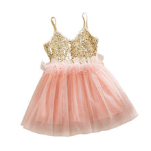 Princess Girls Kids Baby Sequins Wedding Tulle Tutu Dress Sundress Toddler Girl Party Dress ILML