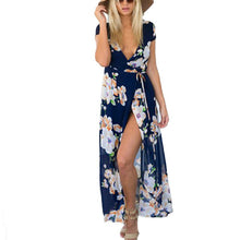 Sexy Women Long Maxi Floral BOHO Evening Party Dress Beach Dresses Sundress LY3 ILML