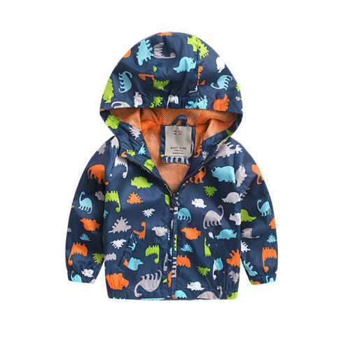 Outerwear Boys Girls Coat Children Hooded Jackets Outwear Kids Clothes Jacket Kids Windbreaker ILML