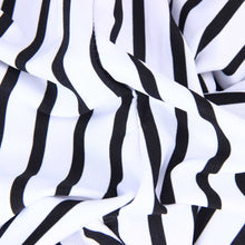 Style - Women Leggings Vertical Stripes High Waist Elastic Leggings ILML