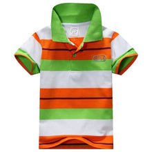 1-7Y Baby Children Boys Striped T-shirts Kids Tops S Tee Polo Shirts Clothing ILML