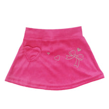 Style Kids Girls Skirt Sweet Heart Bowknot Printed Casual Short Children Skirts ILML