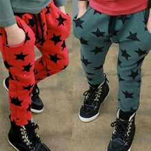Toddler Kids Boys Cotton Pants Star Pattern Harem Trousers S Pants For Boys 6M-4Y Bottoms  ILML