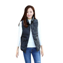 Warm d Vest Women Sim Sleeveless Waistcoat Zipper Vests Pink ILML