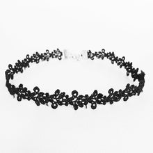 jewelry white black Chic cloth Lace Tattoo choker necklace gift for women girl couple lovers ILML