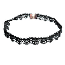jewelry white black Chic cloth Lace Tattoo choker necklace gift for women girl couple lovers ILML