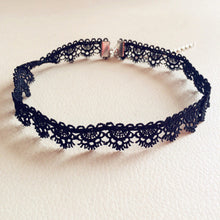 jewelry white black Chic cloth Lace Tattoo choker necklace gift for women girl couple lovers ILML