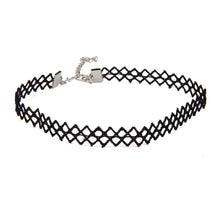 jewelry white black Chic cloth Lace Tattoo choker necklace gift for women girl couple lovers ILML