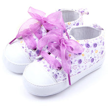 born 0-12 Months Toddler Baby Girls Crib Shoes Soft Sole Anti-slip Floral Walk Sneaker First Walkers ILML