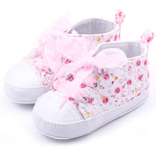 born 0-12 Months Toddler Baby Girls Crib Shoes Soft Sole Anti-slip Floral Walk Sneaker First Walkers ILML