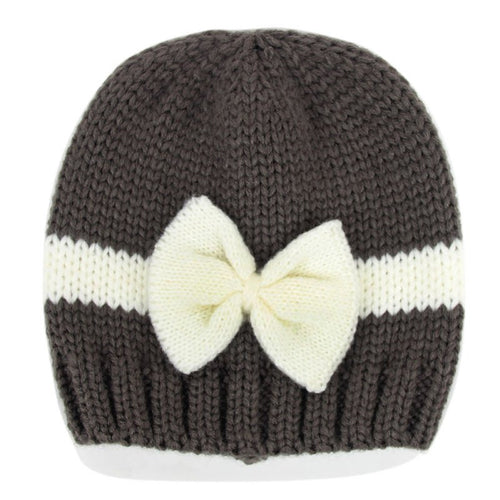 born Baby Kids Girls Boys Lovely Bowknot Knitted Crochet Cap Warm Hat Pography Props Caps ILML