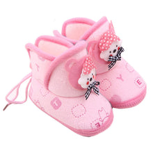 born Boys Girls Cartoon Prewalker Fleece Boots Baby Toddler Indoor Crib Shoes PY5 ILML