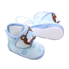 born Boys Girls Cartoon Prewalker Fleece Boots Baby Toddler Indoor Crib Shoes PY5 ILML
