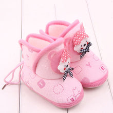 born Boys Girls Cartoon Prewalker Fleece Boots Baby Toddler Indoor Crib Shoes PY5 ILML
