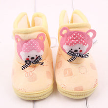 born Boys Girls Cartoon Prewalker Fleece Boots Baby Toddler Indoor Crib Shoes PY5 ILML