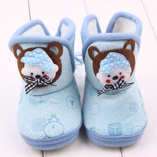 born Boys Girls Cartoon Prewalker Fleece Boots Baby Toddler Indoor Crib Shoes PY5 ILML