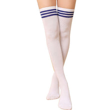 est Thigh High Sexy Cotton Women's Striped Over Knee Girl Lady Stockings P16 ILML