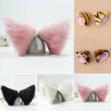 Night Party Club Ball Wearing Deacorate Cat Fox Fur Ear Pattern Hair Clip Bell PY1 P18 ILML