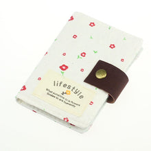 Novel Korean Floral Storage Credit Card Purse Holder Pouch Coin Bag ILML