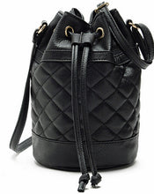 Novel Women Leather Quilted Hbag Bucket Shoulder Messenger Bag Tote Satchel ILML