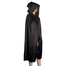 Novelty Halloween Women Coat Hooded Cloak Jacket Coat Wicca Robe Medieval Cape Shawl Halloween Party Tops Blouse Cover up ILML