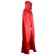 Novelty Halloween Women Coat Hooded Cloak Jacket Coat Wicca Robe Medieval Cape Shawl Halloween Party Tops Blouse Cover up ILML