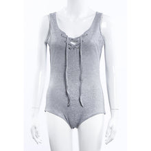 One Piece Black Bodycon Bodysuit Grey Sexy Romper Sleeveless Shorts Jumpsuit Criss Cross Women Overalls combinaison femme ILML