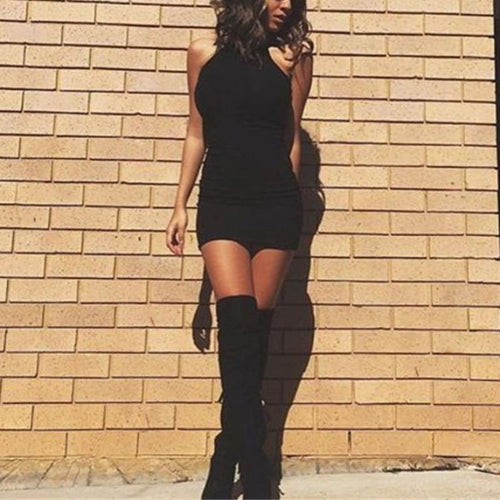 Plus Size Women Clothing Bandage Bodycon Dress Sleeveless Black/Gray Evening Sexy Club Wear Party Dresses PY3 ILML