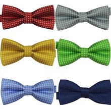 Polka Dots Kids Toddler Boys Girls Bowtie Pre Tied Bow Tie Necktie Multi-Colors ILML